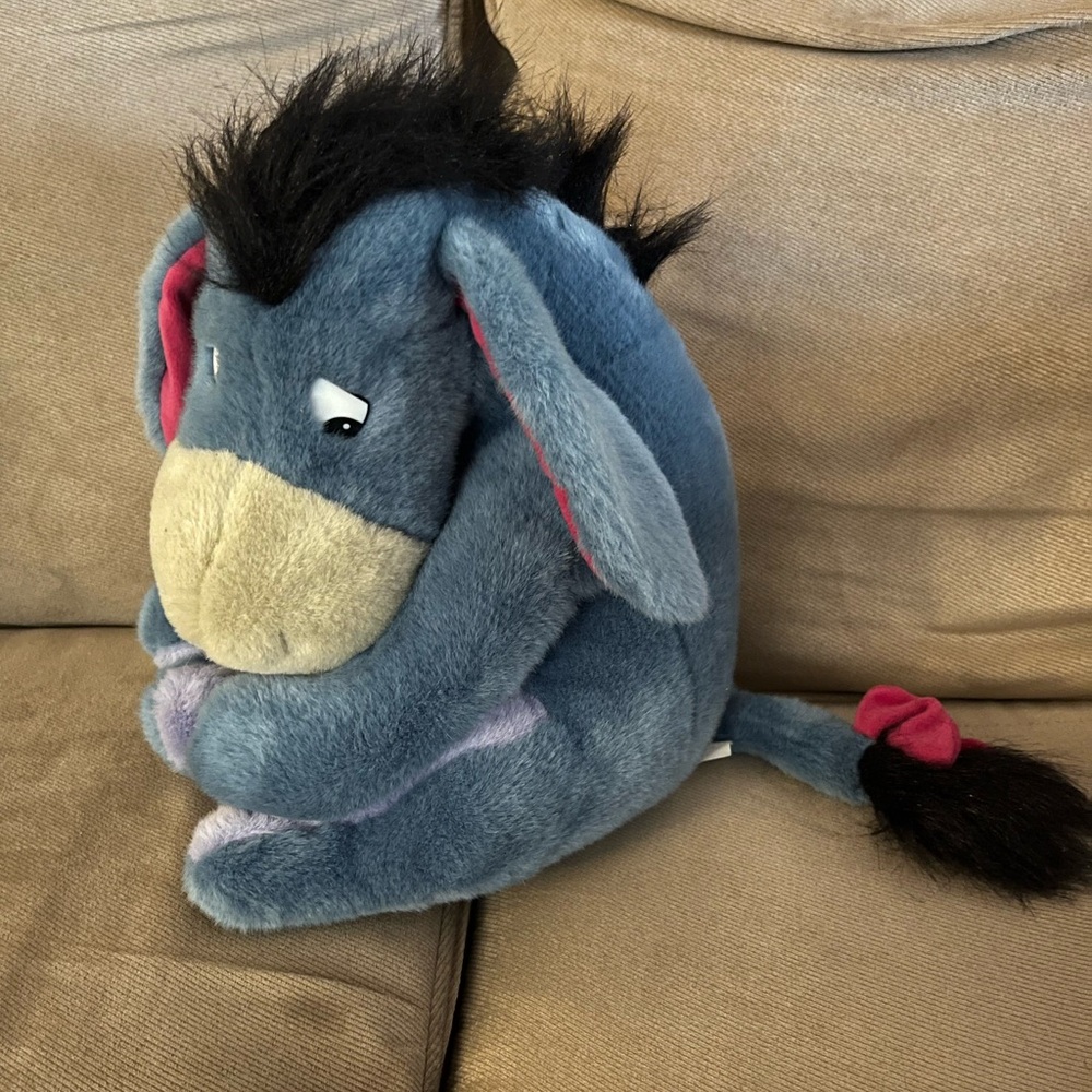 13 in Plush EEYORE (Disney Store Exclusive) With Detachable Tail Stuffed Toy